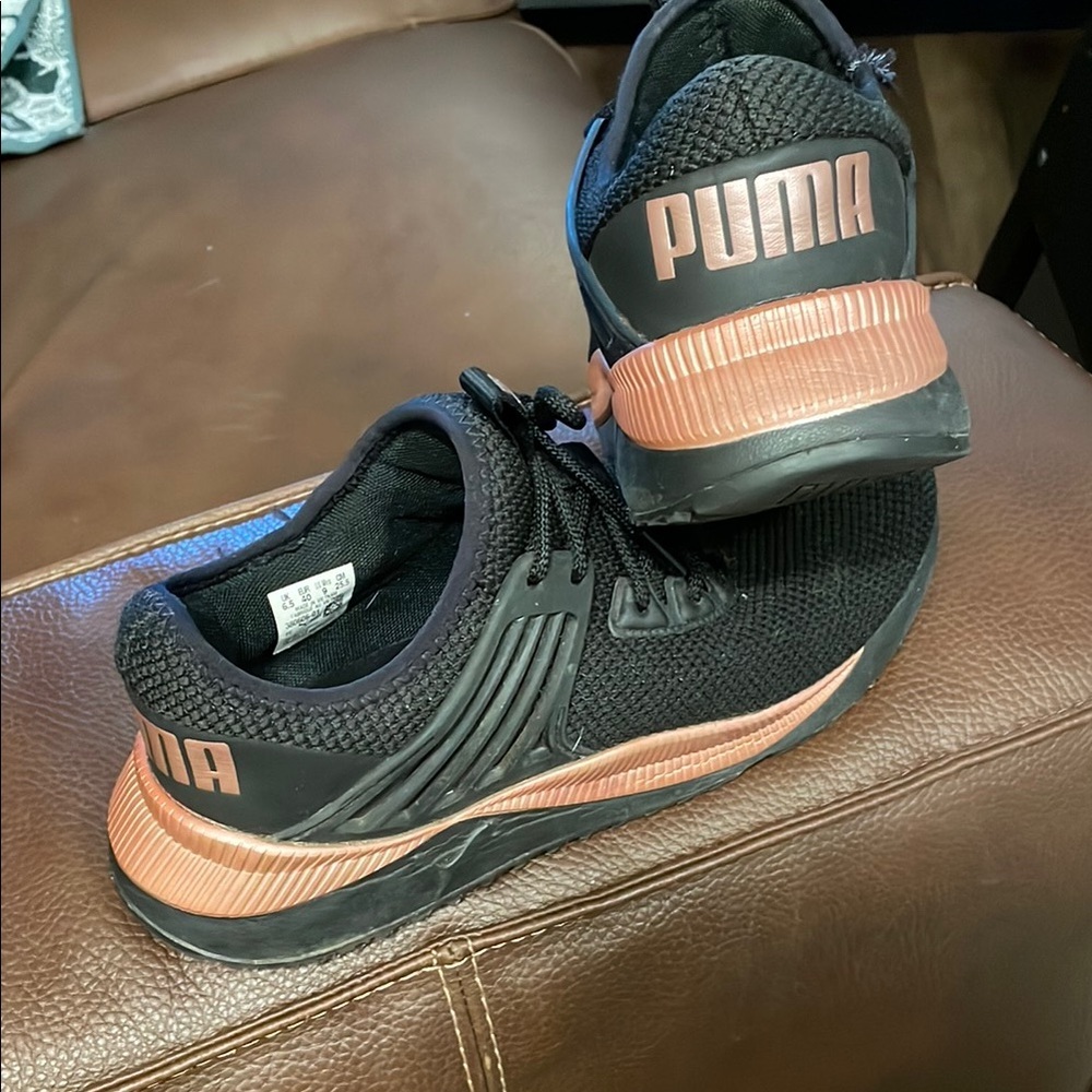 Puma Black and rose gold Athletic Shoes
